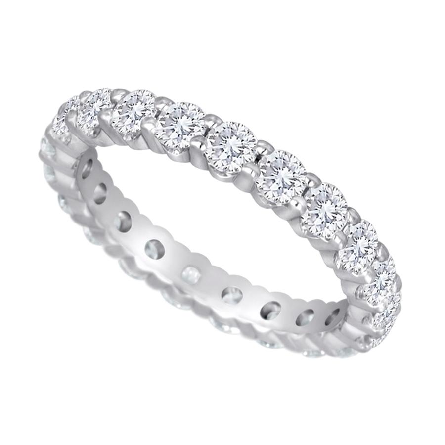 View Shared Prong Diamond Eternity Band